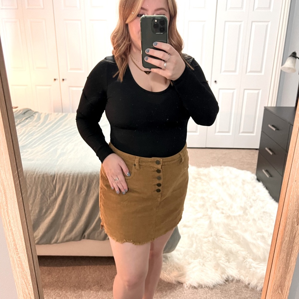 Indigo Rein Corduroy Skirt